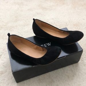 J.Crew Anya suede flats